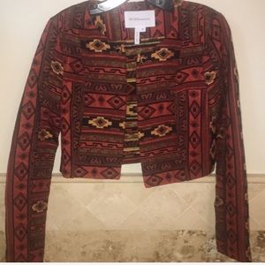 Tribal Cropped Jacket